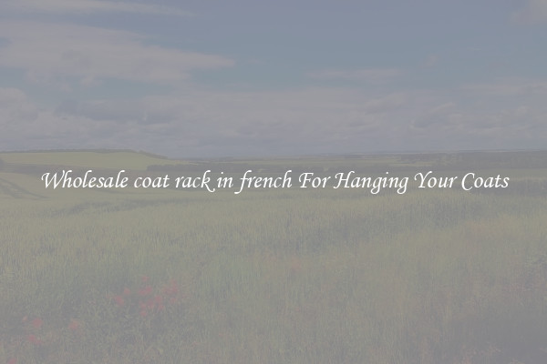 Wholesale coat rack in french For Hanging Your Coats