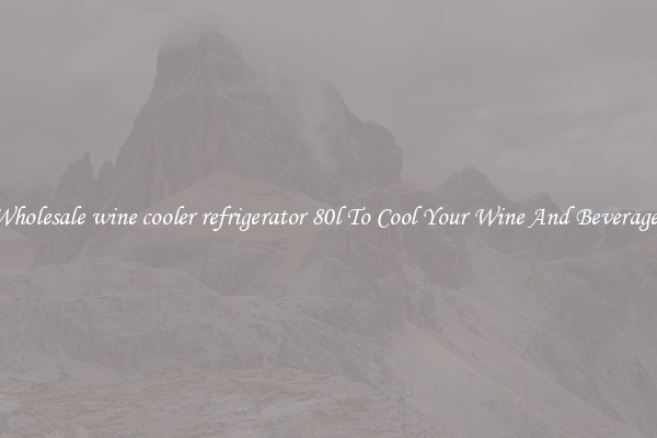 Wholesale wine cooler refrigerator 80l To Cool Your Wine And Beverages