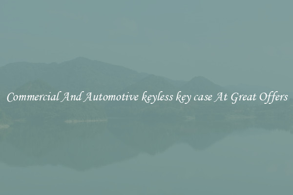 Commercial And Automotive keyless key case At Great Offers