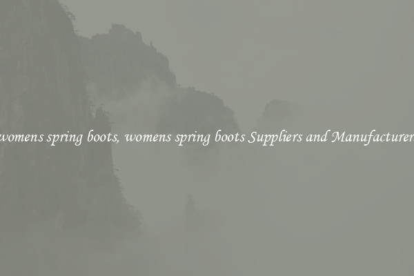 womens spring boots, womens spring boots Suppliers and Manufacturers