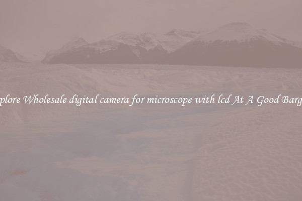 Explore Wholesale digital camera for microscope with lcd At A Good Bargain