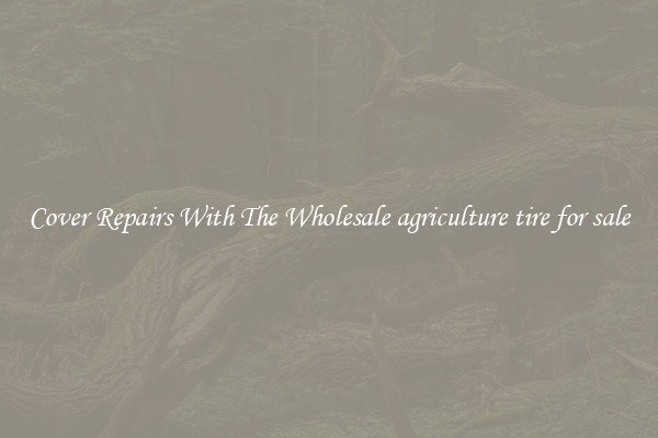  Cover Repairs With The Wholesale agriculture tire for sale 