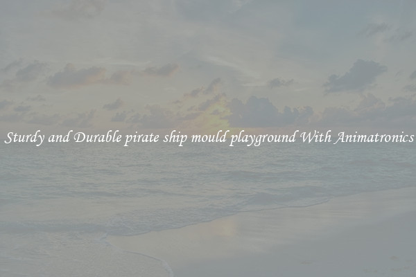 Sturdy and Durable pirate ship mould playground With Animatronics