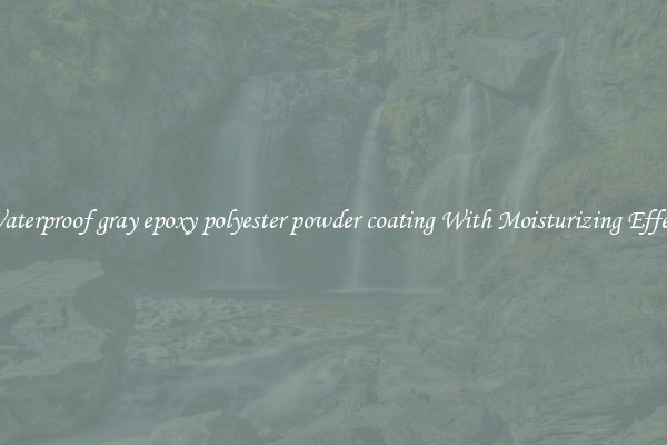Waterproof gray epoxy polyester powder coating With Moisturizing Effect