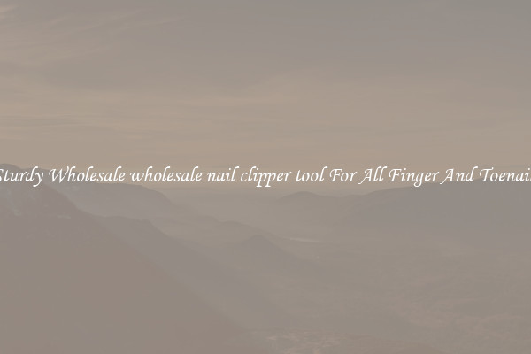 Sturdy Wholesale wholesale nail clipper tool For All Finger And Toenails
