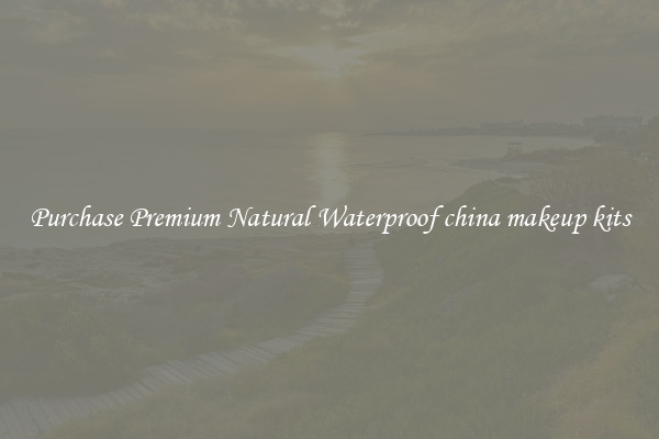 Purchase Premium Natural Waterproof china makeup kits