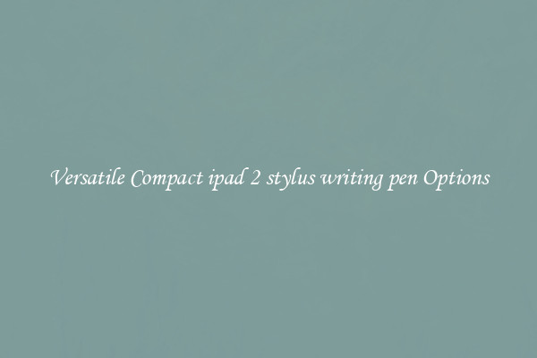 Versatile Compact ipad 2 stylus writing pen Options