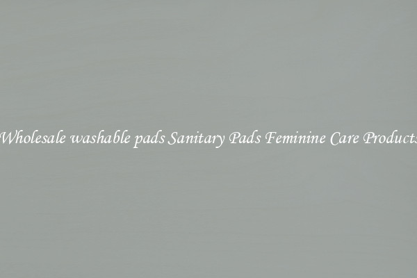 Wholesale washable pads Sanitary Pads Feminine Care Products