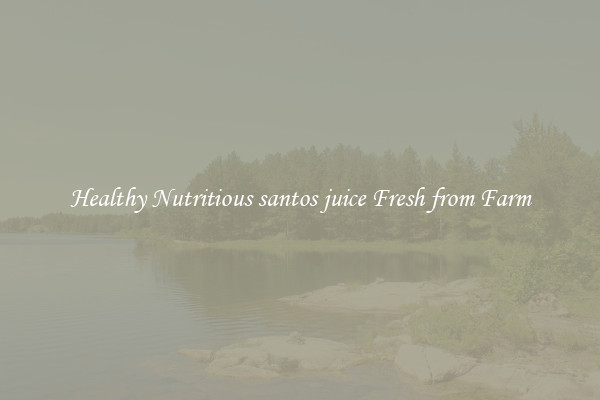 Healthy Nutritious santos juice Fresh from Farm