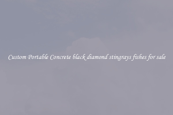 Custom Portable Concrete black diamond stingrays fishes for sale