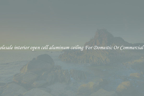 Wholesale interior open cell aluminum ceiling For Domestic Or Commercial Use